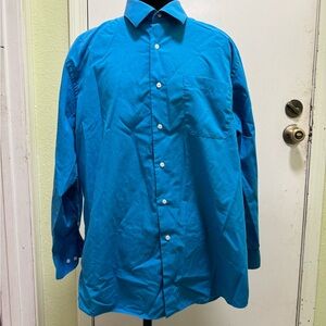 Alexander Julian Turquoise Shirt